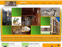 Tablet Screenshot of dinosaurios-igea.com